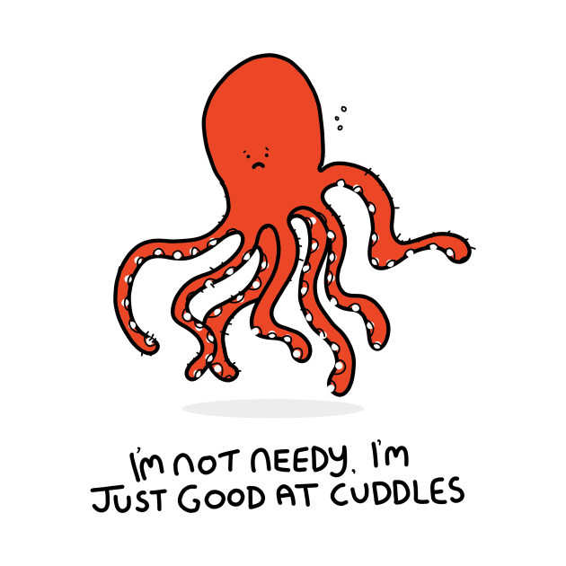 Grumpy Octopus by grumpyanimals