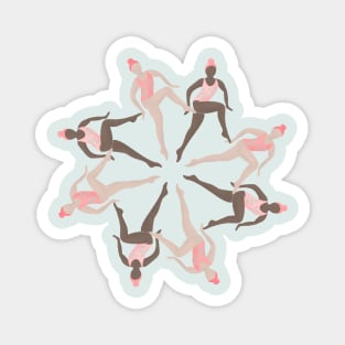 Synchronized Swimmers Magnet