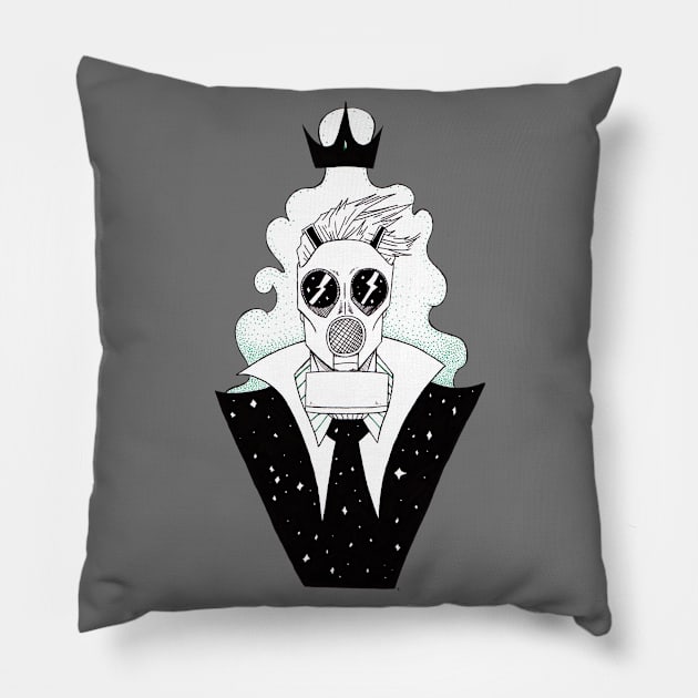 Gasmask Boi Pillow by TaliDe