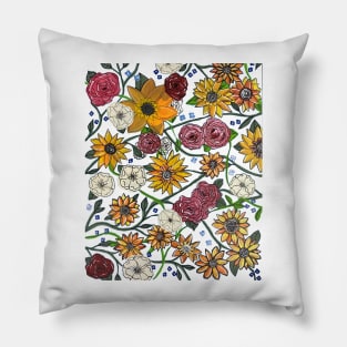 Flower garden Pillow