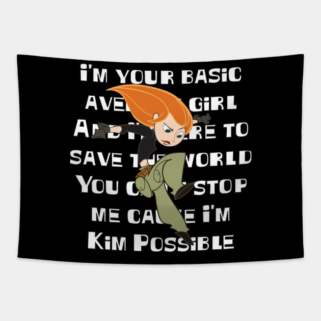 Kim Possible 2.0 Tapestry by FoxtrotDesigns