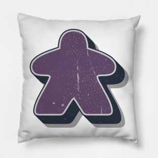 Retro Board Game Meeple Pillow