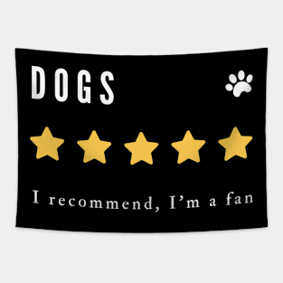 Five stars for dogs Tapestry