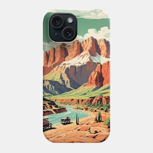 Durango Mexico Tourism Vintage Poster Phone Case