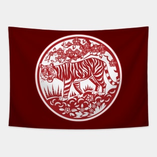 Chinese Zodiac - Tiger Tapestry