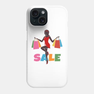 Shopping woman Phone Case