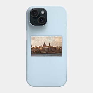 Valletta in morning sunshine Phone Case