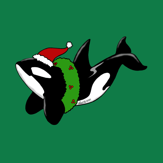 Christmas Killer Whale by HonuHoney