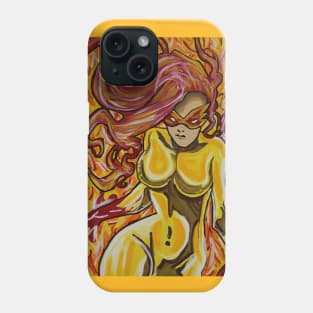 Fire Star by Scott Hulderson Phone Case