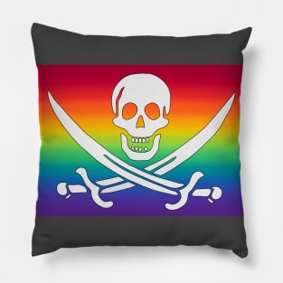 Pirate Pride Flag Pillow