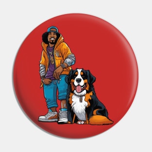 Rappers with Puppies Pin