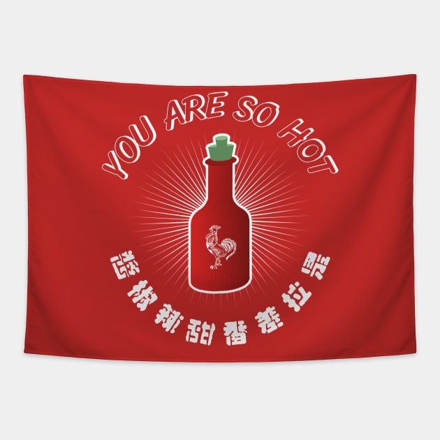 Hot like hot sauce Tapestry by Chiro Loco