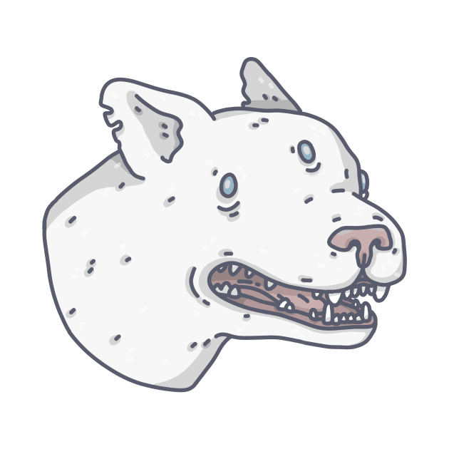 White doggo by odsanyu