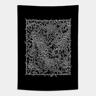 Death frame death metal style Tapestry