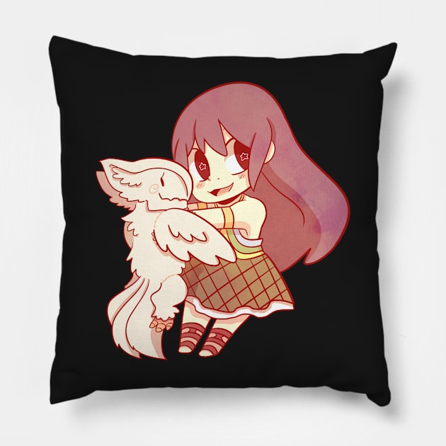 Wendy + Grandeeney plushie Pillow by Dragnoodles