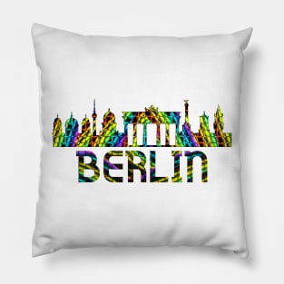 Berlin Through A Dark Rainbow Pillow