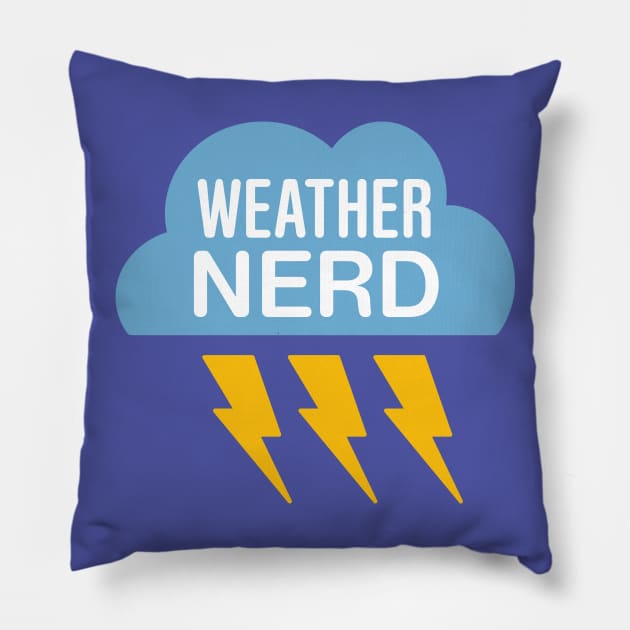 Weather Nerd Pillow by oddmatter