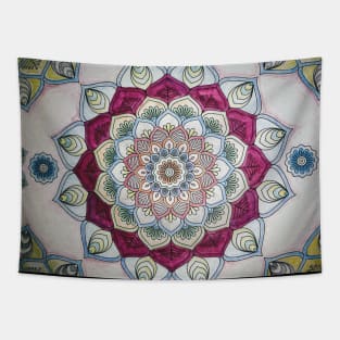 Lotus Flower Petals Tapestry