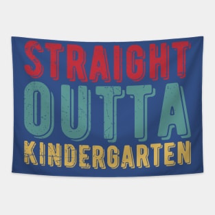 Straight Outta Kindergarten kindergarten graduation Tapestry