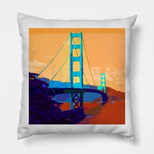 Golden Gate Bridge 005 Pillow