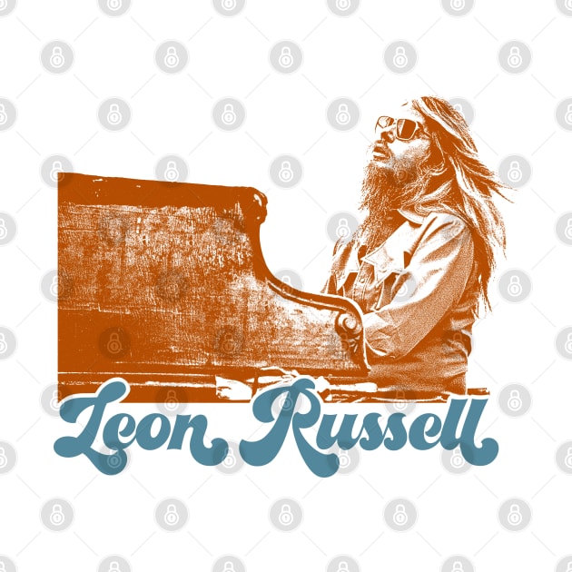 Leon Russell /// Original Fan Art Design by DankFutura