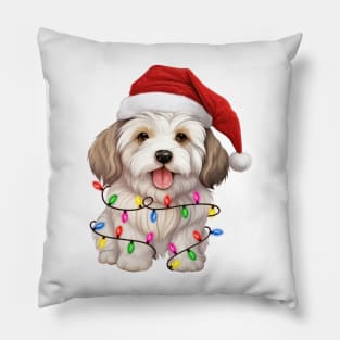 Christmas Dog Coton De Tulear Pillow