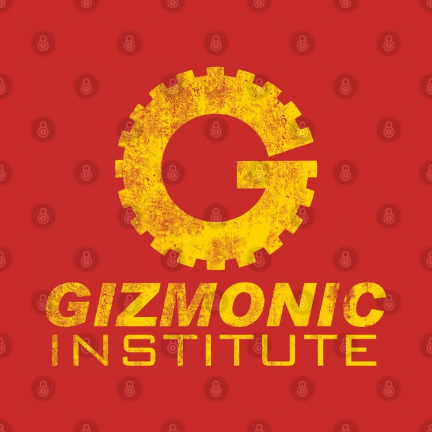 Gizmonic Institute, distressed by woodsman