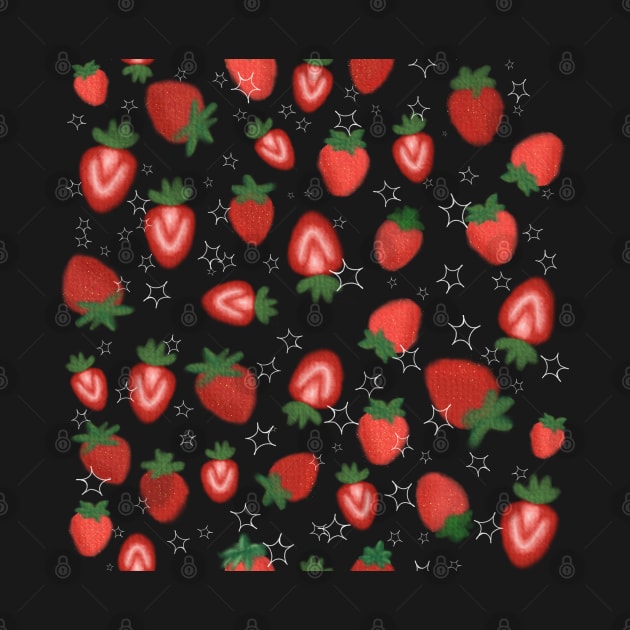 strawberry pattern my beloved by goblinbabe