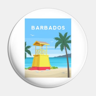 Barbados - Caribbean Lifeguard Hut Pin