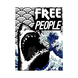 FREE PEOPLE SHARK T-Shirt