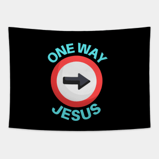 One Way Jesus | Christian Tapestry