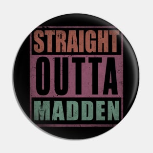 Classic Name Madden Color Styles Christmas 70s 80s 90s Pin