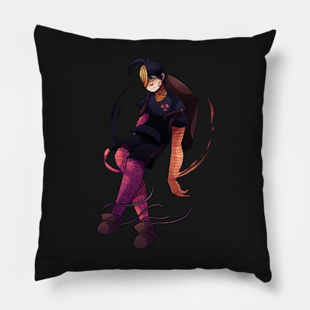 Trainwreck DDE Splash Art Pillow by spacebombz