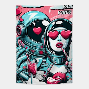 Valentine Vibes Only Tapestry