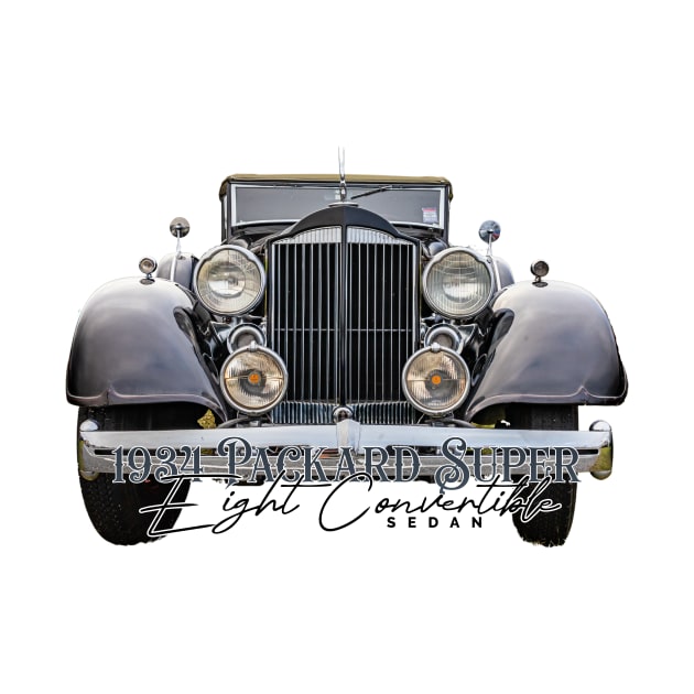 1934 Packard Super Eight Convertible Sedan by Gestalt Imagery