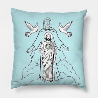 St. Jude Thaddeus the apostle and the Most Holy Saint Francis Pillow