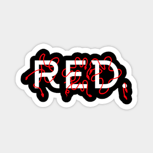 Red electrickdesign Magnet