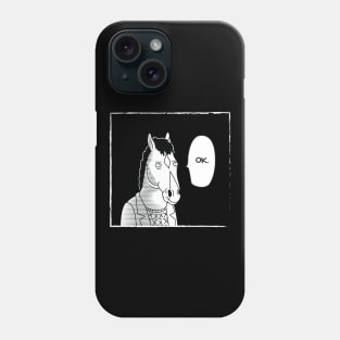 One-Line BoJack Phone Case