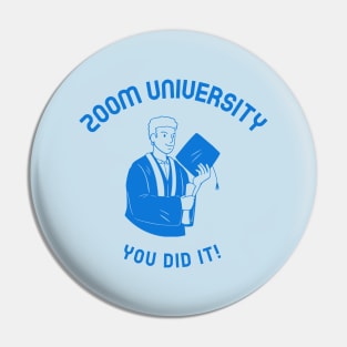 Zoom university man Pin