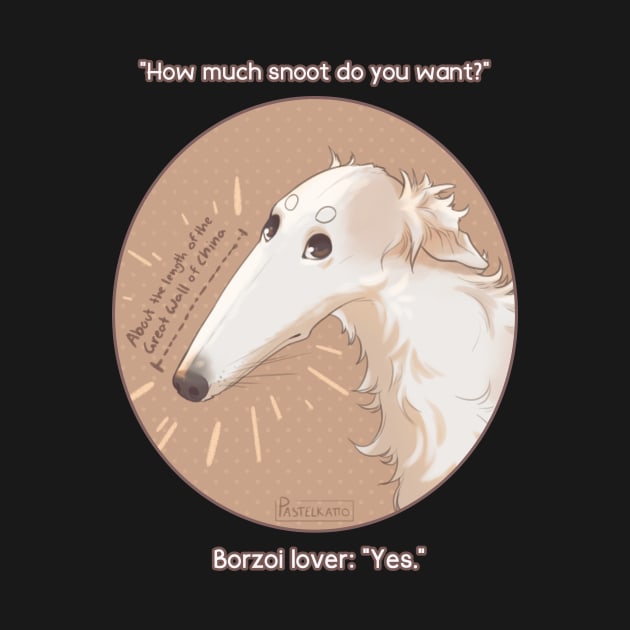 Borzoi Lover by Pastelkatto