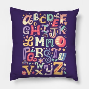 Alphabet Pillow