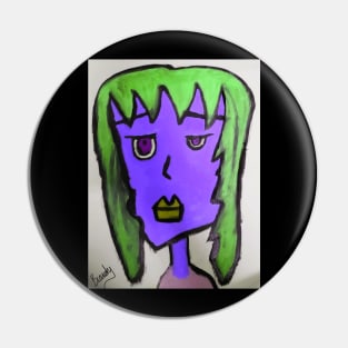 Purple Lady Pin