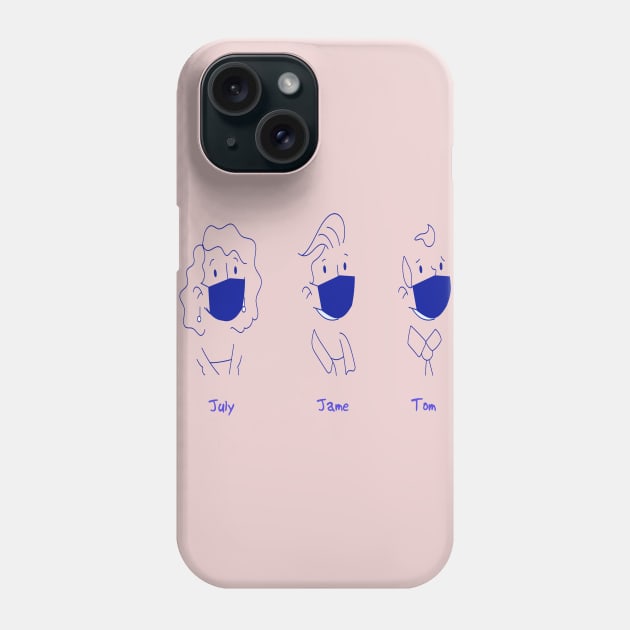 social distance Phone Case by This is store