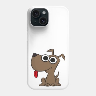 cute brown puppy skoupi Phone Case