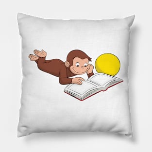 Curious George Reading Pillow