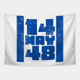 14 May 48 Israel Flag - Independence Day Tapestry