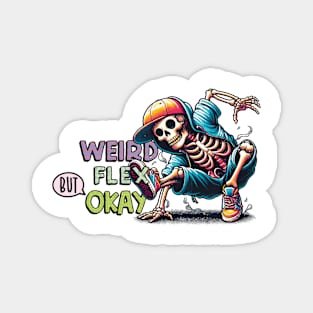 Hip Hop Skeleton Magnet