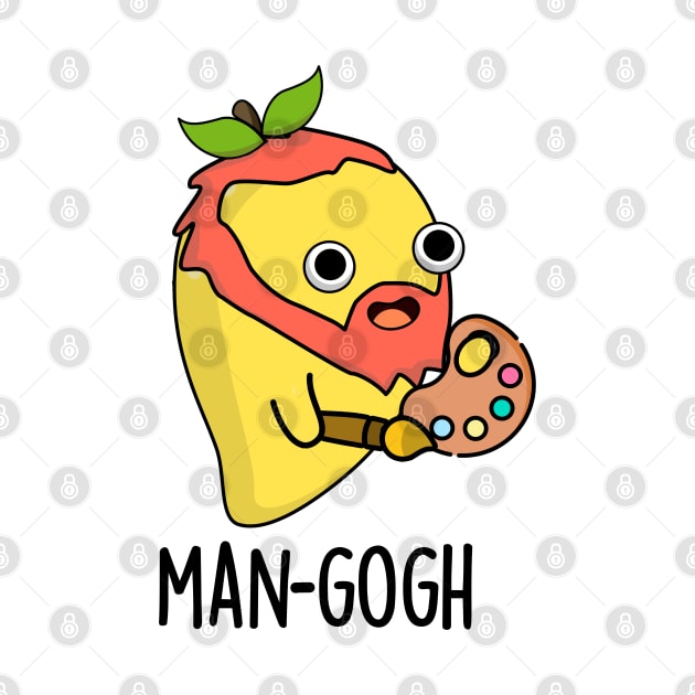 Man-gogh Cute Artist Mango Pun by punnybone