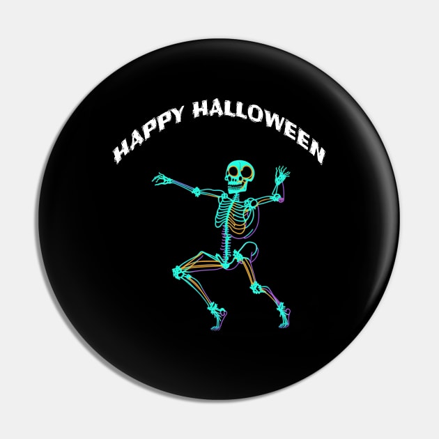 A Funny Dancing Skeleton in Halloween Pin by halazidan