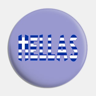 Hellas - Greece flag Pin